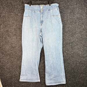 INC Denim High Rise Flare Jeans Light Wash
